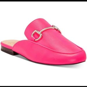 INC International Concepts hot pink Gilia mules